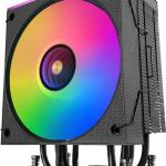 Air Cooler CPU MCPU - LCD Single - Tower ARGB Infinity Mirror c/ LCD (Preto) - MARS GAMING