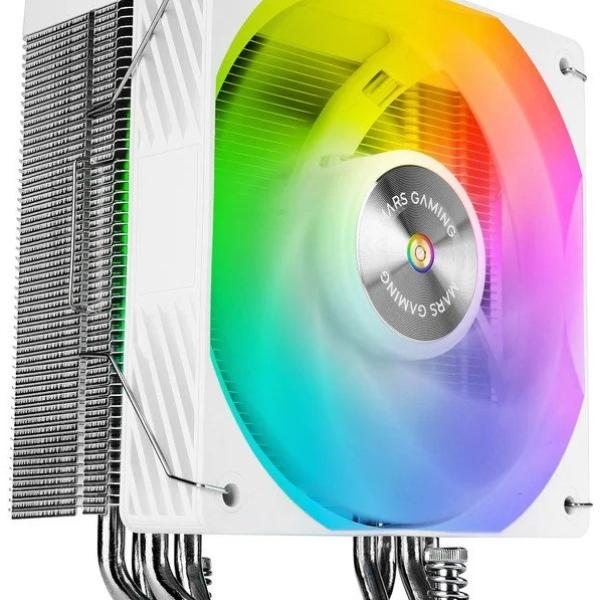 Air Cooler CPU MCPU - X4ARGB 120mm ARGB (Branco) - MARS - GAMING