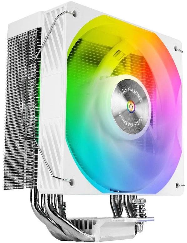 Air Cooler CPU MCPU - X4ARGB 120mm ARGB (Branco) - MARS - GAMING