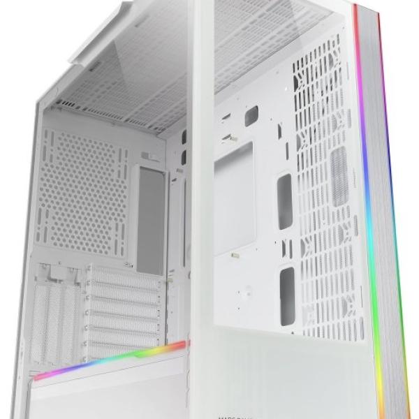 Caixa E - ATX MC - ULT Vidro Temperado (Branco) - MARS - GAMING