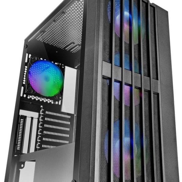 Caixa ATX MC - VAULT ARGB Vidro Temperado (Preto) - MARS GAMING