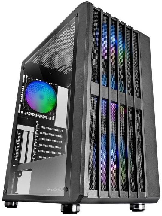 Caixa ATX MC - VAULT ARGB Vidro Temperado (Preto) - MARS GAMING