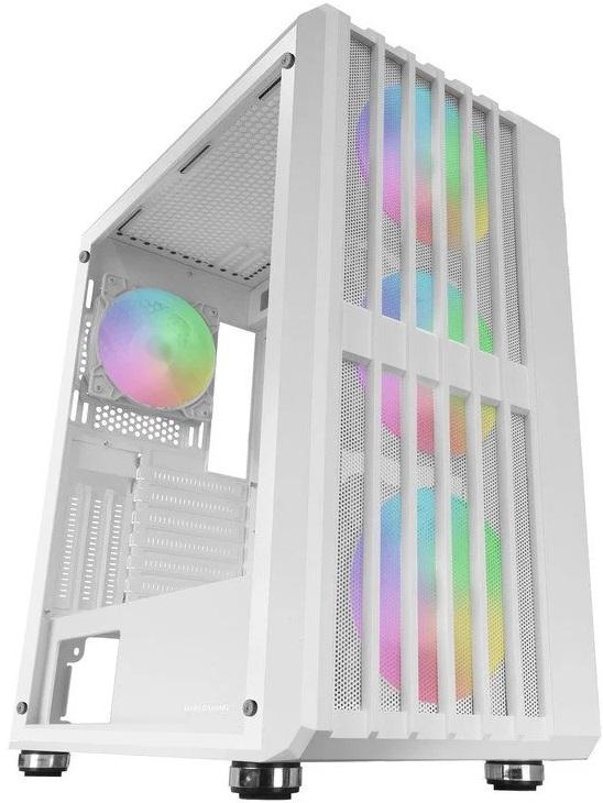 Caixa ATX MC - VAULT ARGB Vidro Temperado (Branco) - MARS GAMING