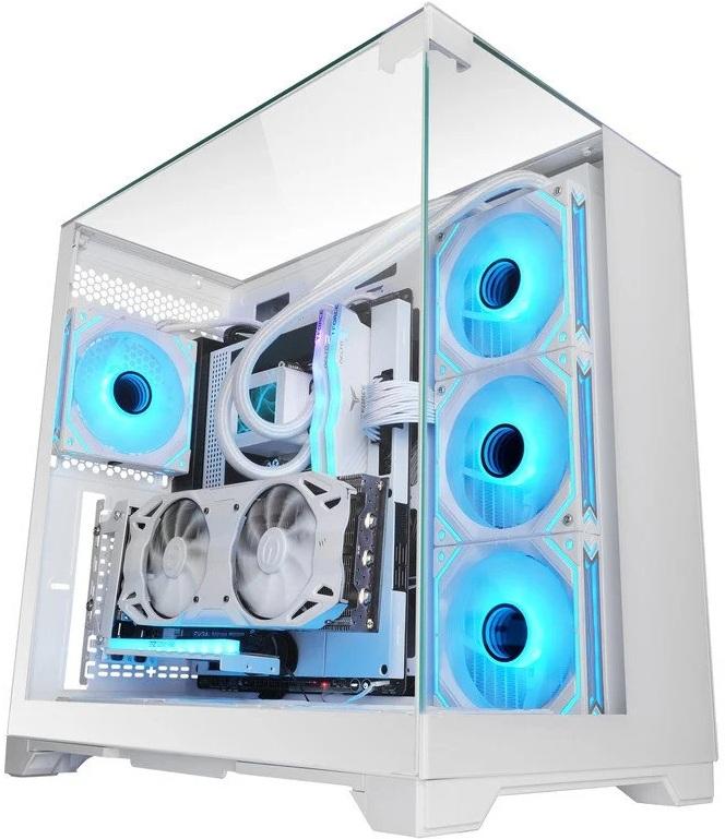 Caixa ATX MC - VISION Gaming Vidro Temperado (Branco) - MARS GAMING