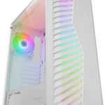 Caixa ATX MC - VOLT ARGB Vidro Temperado (Branco) - MARS GAMING