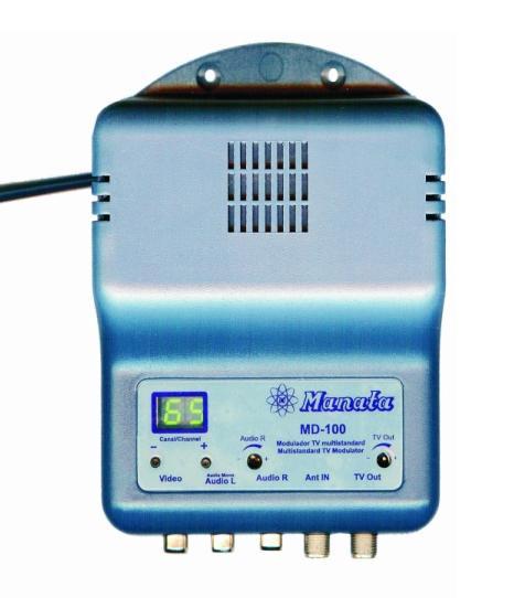 Modulador Display VHF/UHF c/ Amplificaçao 85dB - MANATA