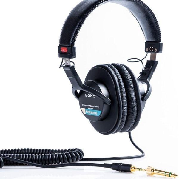 Auscultadores MDR - 7506 c/ Fios (Preto) - SONY