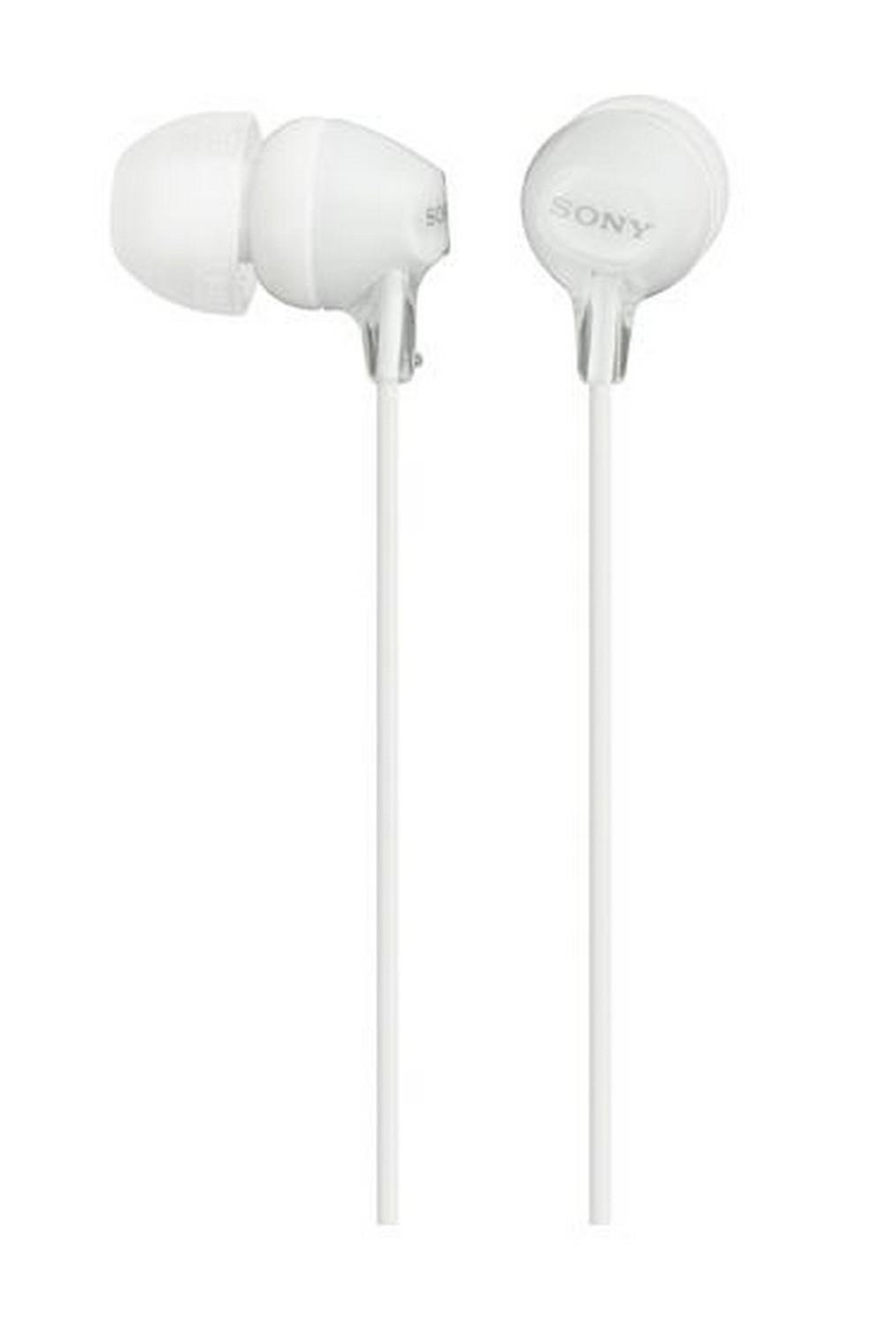 Headphones c/ Fios 100mW 100dB (Branco) EX15LPW - SONY