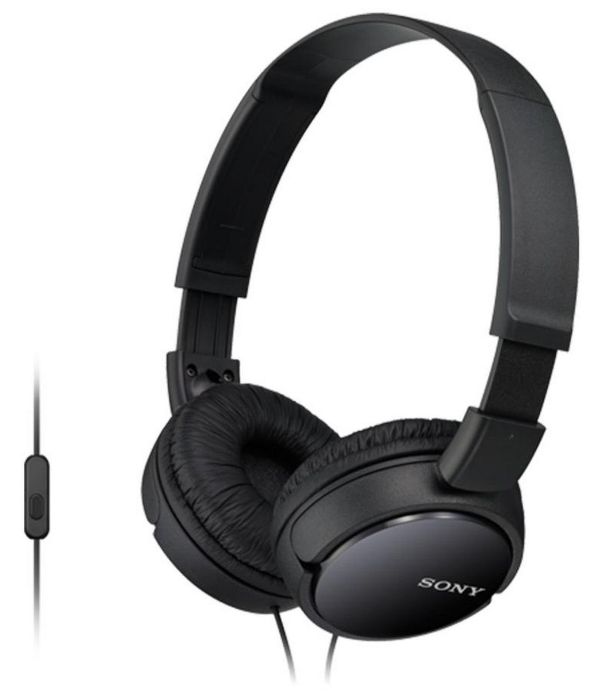 Auscultadores c/ Fios (Preto) - SONY ZX110AP