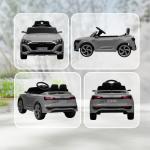 Carro Elétrico para Crianças Carro Audi Q8 Etron Sportback Infantil 12V Faróis Buzina e Música 98x49,5x43 cm Cinza