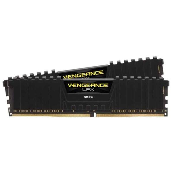 Memória Dimm Corsair Vengeance LPX DDR4 3200 16GB 2x8GB CL16 Preto