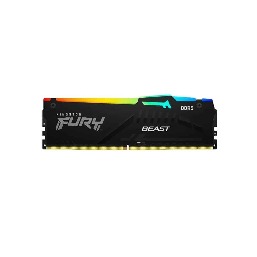 Memoria Dimm Kingston FURY Beast Black RGB 16Gb Ddr5 5600Mhz CL36 — Recondicionado