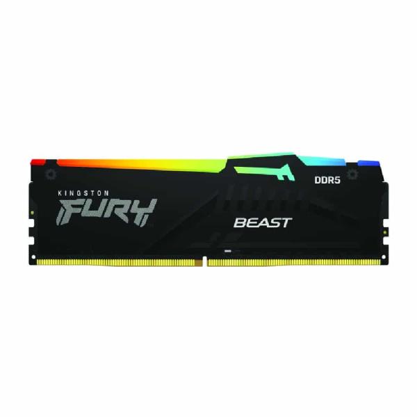 Memória Dimm Kingston Fury Beast RGB Expo 16Gb Ddr5 6000MHz 1.4V CL30 — Recondicionada