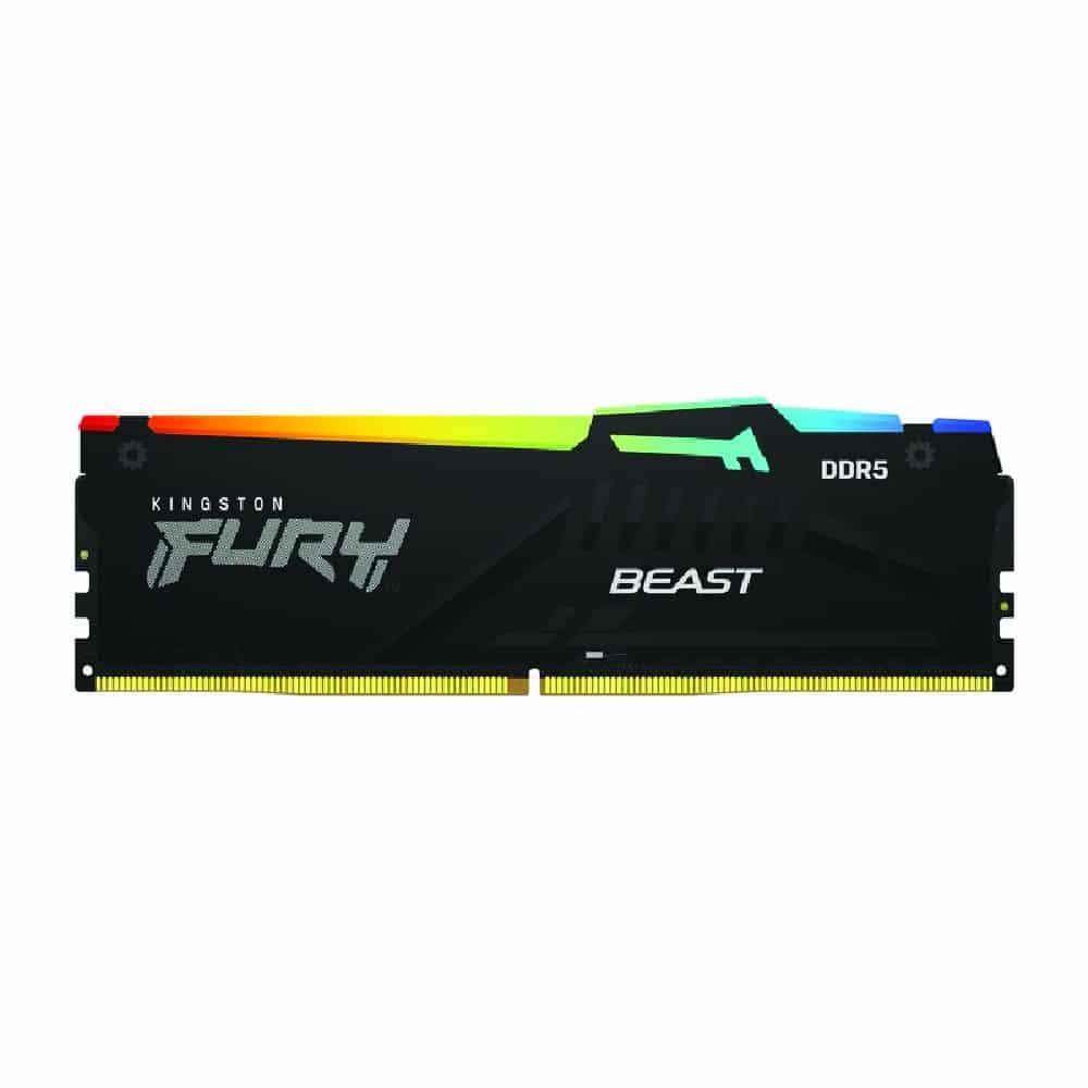 Memória Dimm Kingston Fury Beast RGB Expo 16Gb Ddr5 6000MHz 1.4V CL30 — Recondicionada