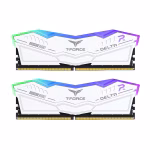 Memoria Dimm Team Group Kit 32GB (2 x 16GB) DDR5 6400MHz Delta RGB Branco