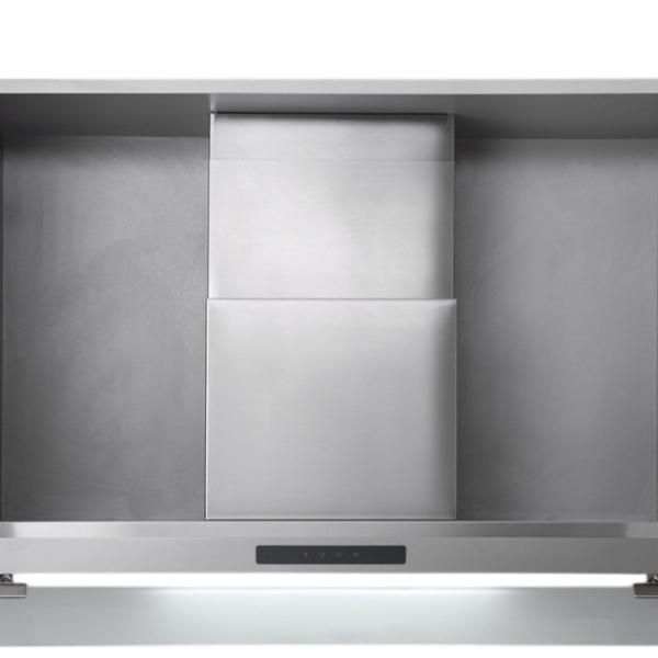 Exaustor Chaminé MEPI 60 X 60cm 635 m³/h (Inox) - MEIRELES