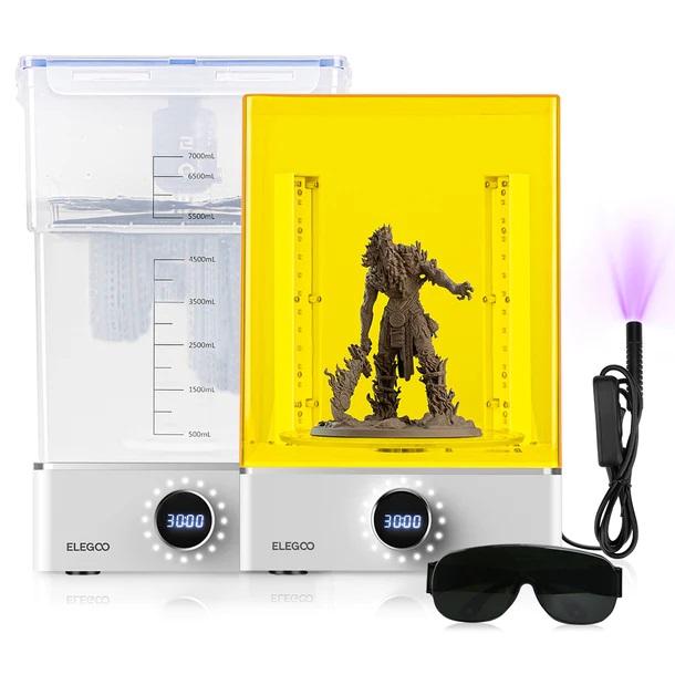 Máquina de Lavar e Curar Mercury XS Bundle - ELEGOO