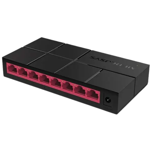 Switch 8 Portas RJ45 10/100/1000Mbps (Preto) - MERCUSYS