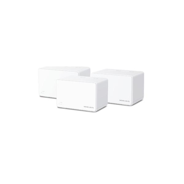 Router Mercusys Wireless AX3000 Halo H80X Whole Home Mesh Dual - Band Gigabit WiFi 6 Pack de 3 — Recondicionado