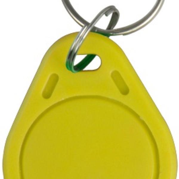 Porta - chaves TAG de Proximidade por Radiofrequência 13.56 MHz (Amarelo)