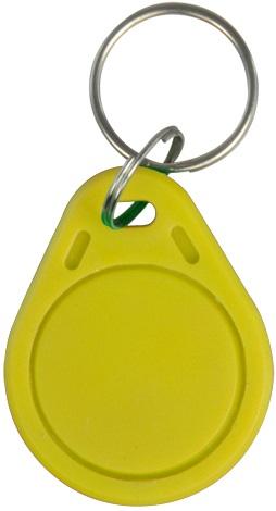 Porta - chaves TAG de Proximidade por Radiofrequência 13.56 MHz (Amarelo)