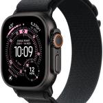 Apple Watch Ultra 3 GPS + Cellular 49mm Titânio Preto c/ Bracelete Loop Alpine Preta L