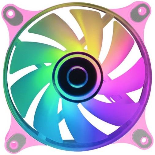 Ventoinha ARGB 120mm MF - 3D (Rosa) - MARS - GAMING