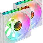 Pack 2x Ventoinhas MF3DPROX2RW 120mm (Branco) - MARS - GAMING
