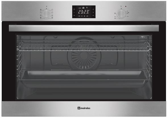 Forno Elétrico Multifunções Aqualytic 90cm (Inox) - MEIRELES