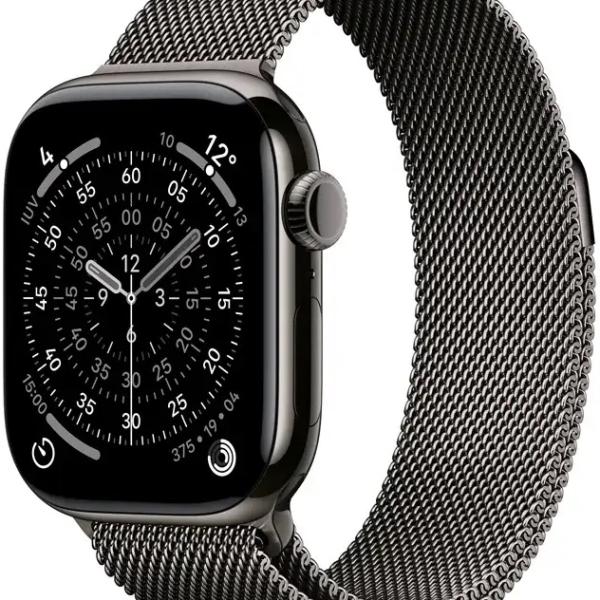Apple Watch Series 11 GPS + Cellular 42mm Ardósia c/ Bracelete Loop Milanesa Aço Inoxidável Ardósia