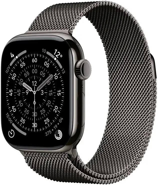 Apple Watch Series 11 GPS + Cellular 42mm Ardósia c/ Bracelete Loop Milanesa Aço Inoxidável Ardósia