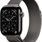 Apple Watch Series 11 GPS + Cellular 42mm Ardósia c/ Bracelete Loop Milanesa Aço Inoxidável Ardósia