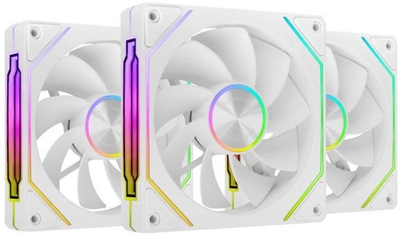 Pack 3x Ventoinhas MF - LINKFINITYKIT2RW 120mm (Branco) - MARS GAMING