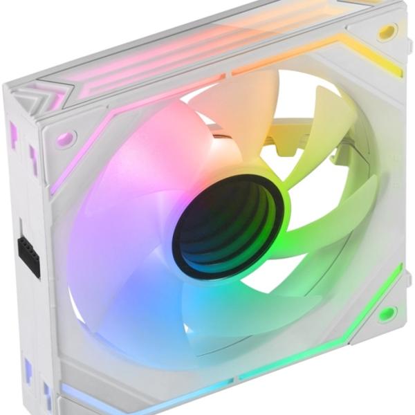 Ventoinha 120mm MF - LINKFINITYW PWM ARGB (Branco) - MARS - GAMING
