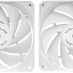 Pack 2x Ventoinhas 120mm MF - NCLX2W (Branco) - MARS - GAMING