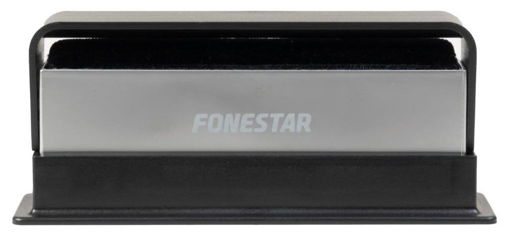 Escova Limpeza em Fibra de Carbono e Veludo p/ Discos de Vinil - FONESTAR