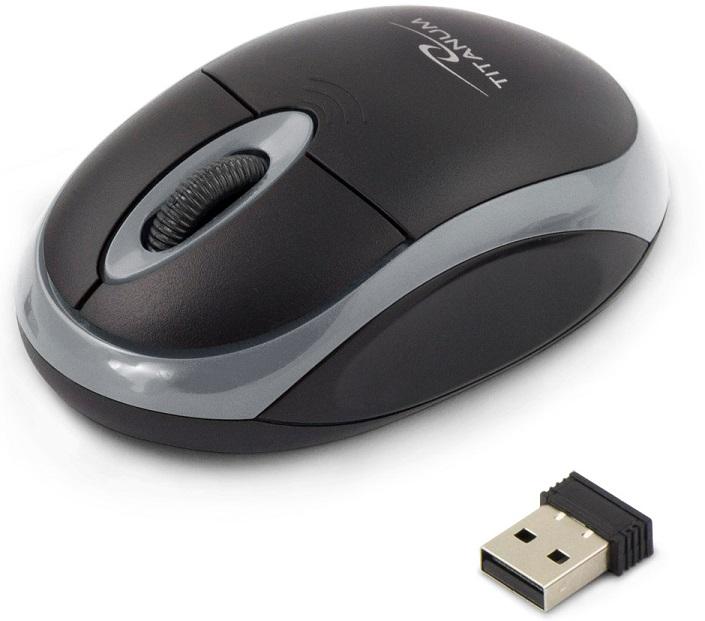 Rato Óptico s/ Fios 1000 DPI USB (Preto/Cinza) - ESPERANZA