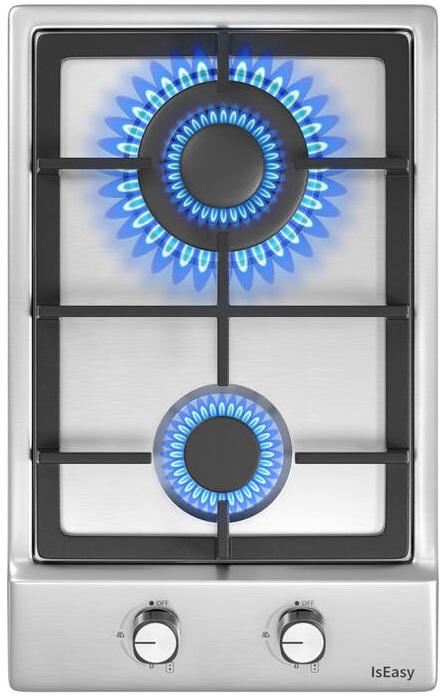 Placa a Gás MGBS - 312A 2 Zonas 4300W (Inox) - ISEASY