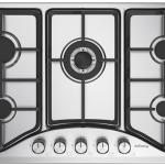 Placa a Gás MGBS - 765 5 Zonas 10500W (Inox) - ISEASY