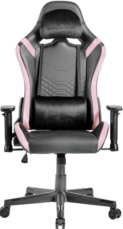Cadeira Gaming MGC - PRO (Preto/Rosa Claro) - MARS GAMING
