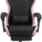 Cadeira Gaming MGC - X (Preto/Rosa) - MARS GAMING