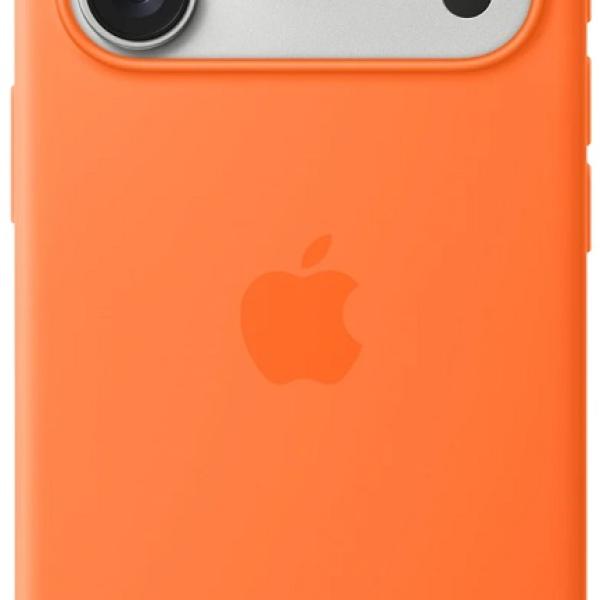 Capa Silicone iPhone 17 Pro c/ MagSafe (Laranja) - APPLE