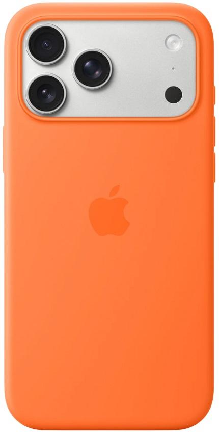 Capa Silicone iPhone 17 Pro Max c/ MagSafe (Laranja) - APPLE