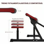 Máquina de Bíceps e Tríceps 2 em 1 com Banco Scott e Assento Regulável em Altura para Casa e Ginásio