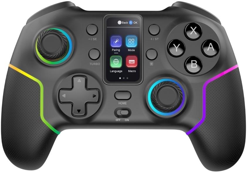 Comando Gamepad MGP - V3 RGB Wireless Nintendo Switch/PC/Android/iOS (Preto) - MARS - GAMING