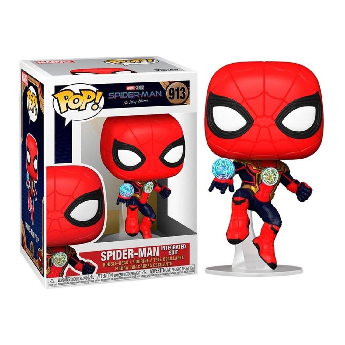 Funko Pop! Spider - Man Integrated Suit - Marvel Spider - Man No Way Home — Recondicionado