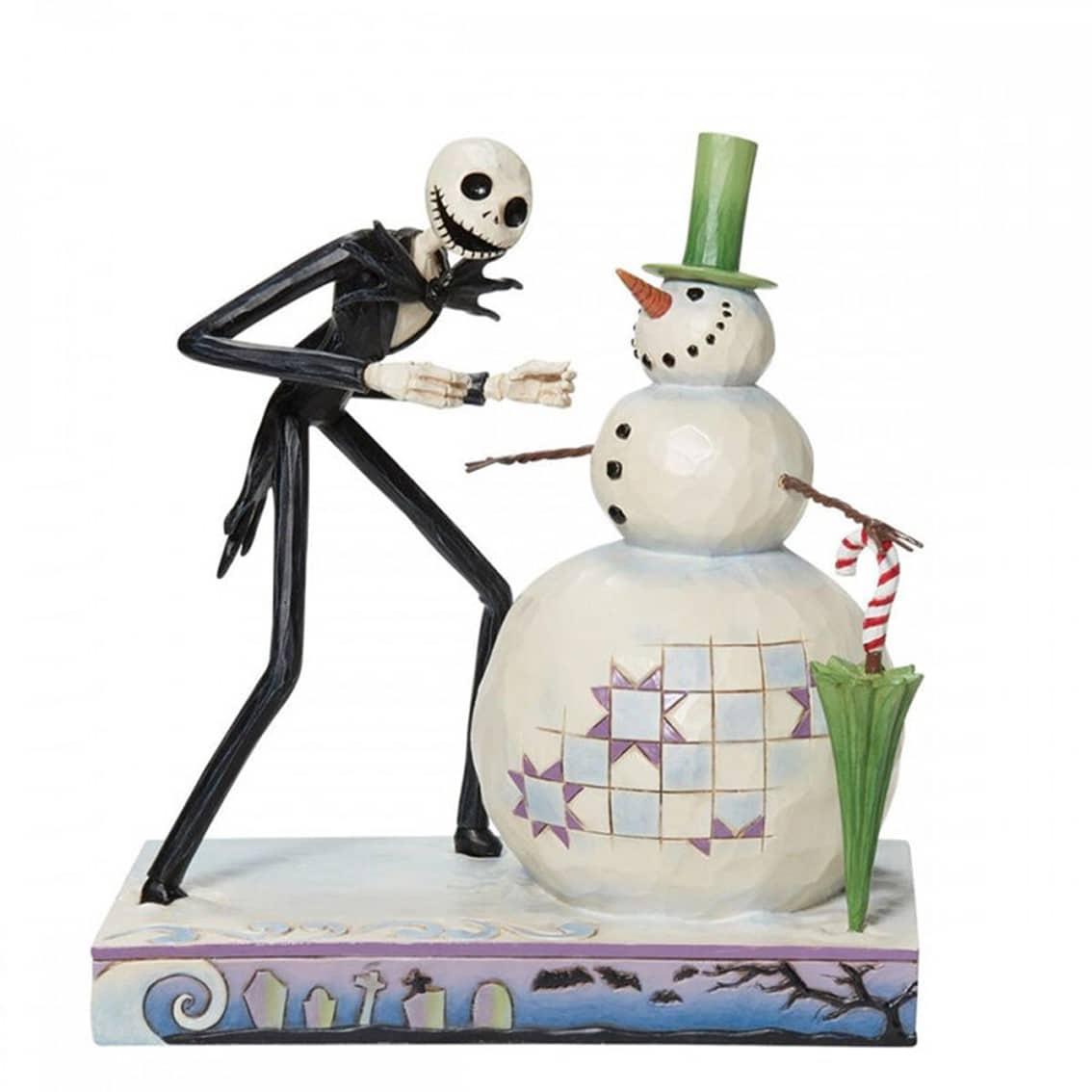 Figura Enesco! Jack with Snowman - Disney — Recondicionado
