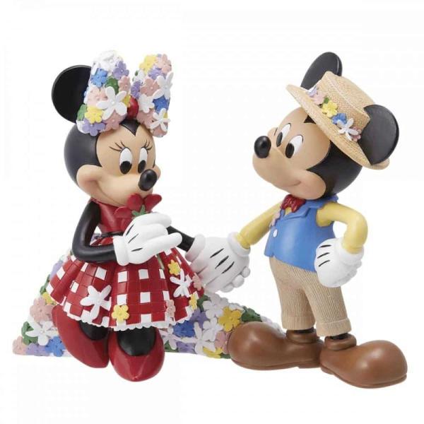 Figura Enesco! Botanical Mickey And Minnie - Disney — Recondicionado