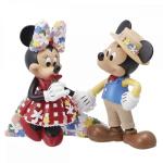 Figura Enesco! Botanical Mickey And Minnie - Disney — Recondicionado