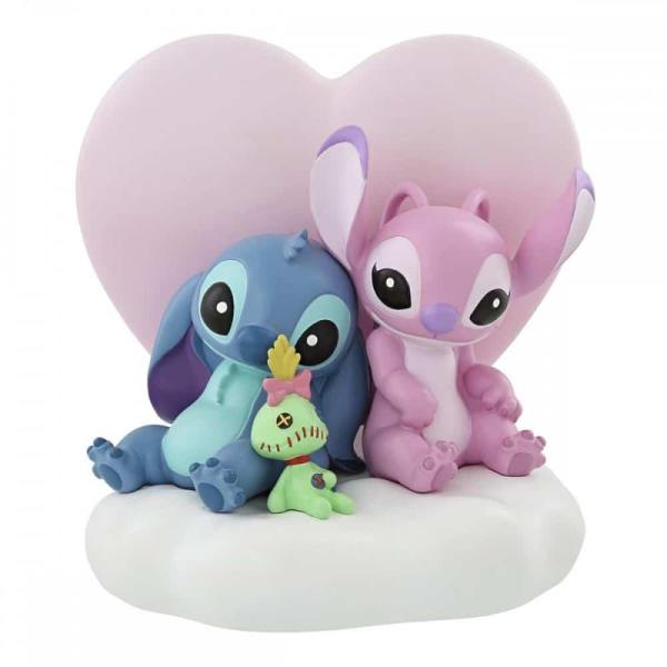 Figura Enesco! Stitch And Angel Light Up - Disney — Recondicionada